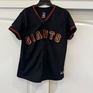 Women’s Majestic San Francisco Giants black Buster Posey jersey. Size XL.